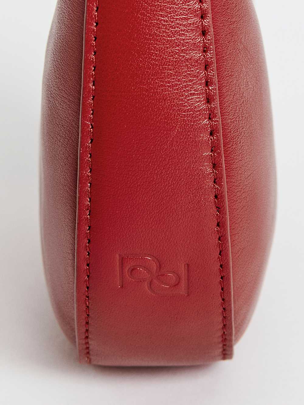 Mini Rosetta Shoulder Bag - Lipstick Leather