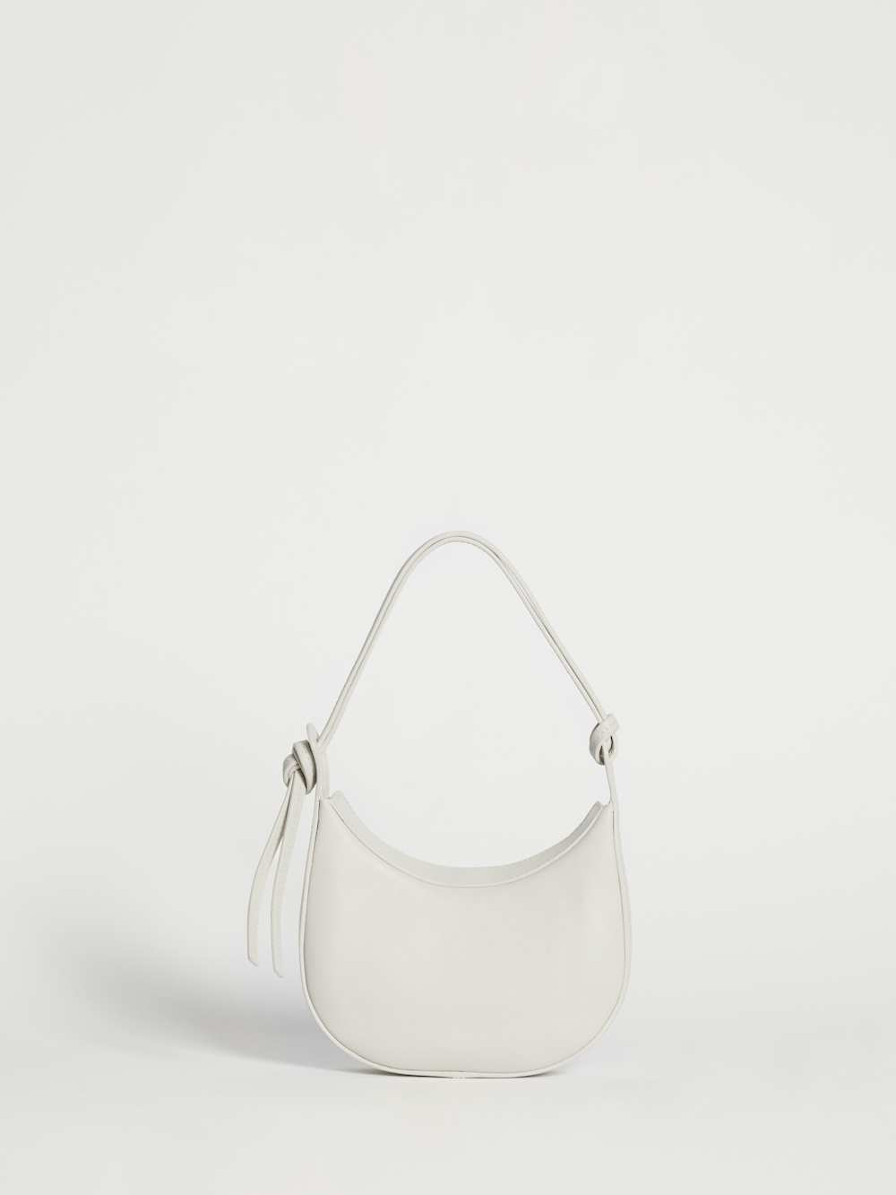 Mini Rosetta Shoulder Bag - White Leather