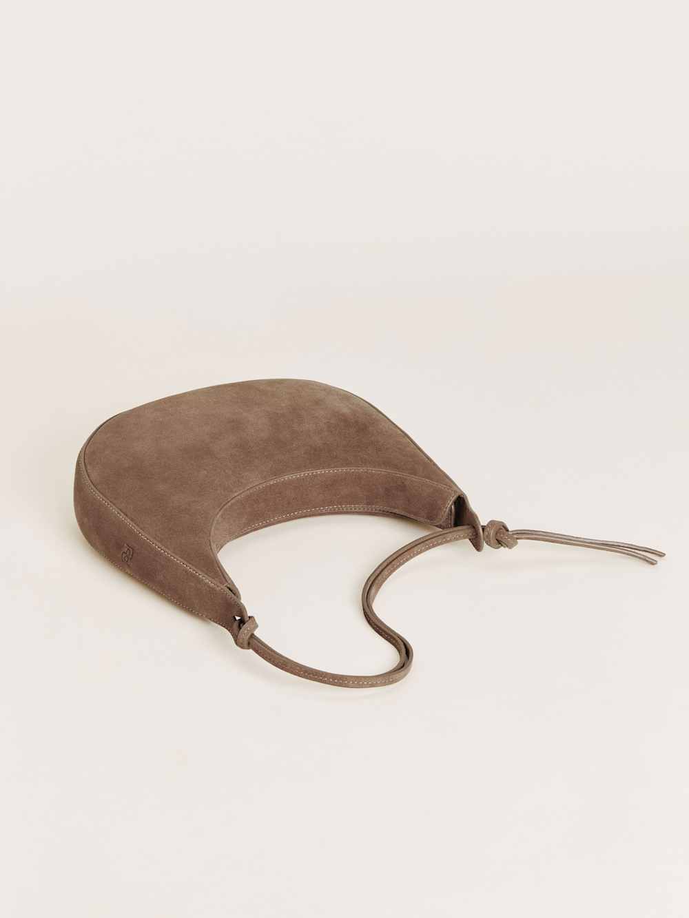 Medium Rosetta Shoulder Bag - Farro Suede