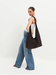 Oversized Vittoria Tote - Boss Suede