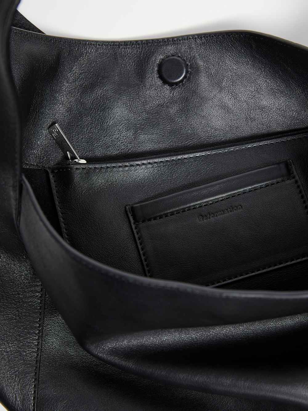 Small Vittoria Tote - Black Leather