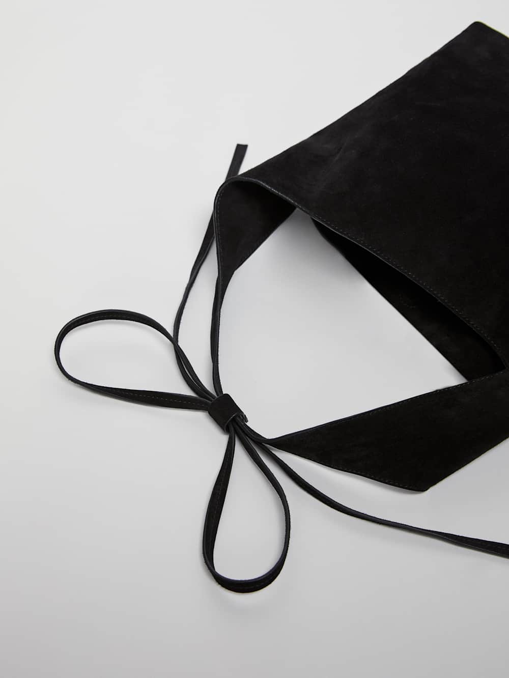 Small Vittoria Tote - Black Suede