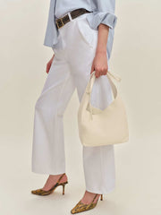 Small Vittoria Tote - Cream Puff Leather