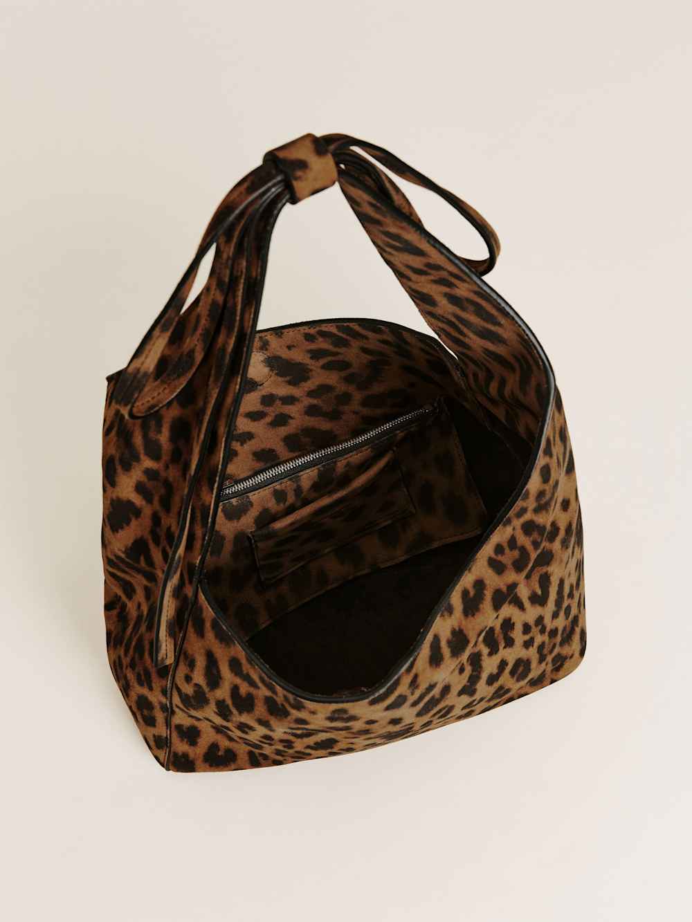 Small Vittoria Tote - Leopard Suede