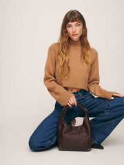 Small Vittoria Tote - Tobacco Leather