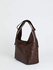 Small Vittoria Tote - Tobacco Leather