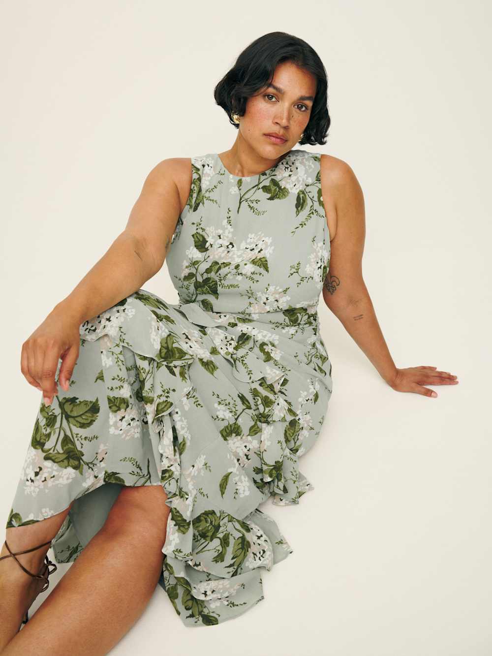 Magnus Dress Es - Tea Garden