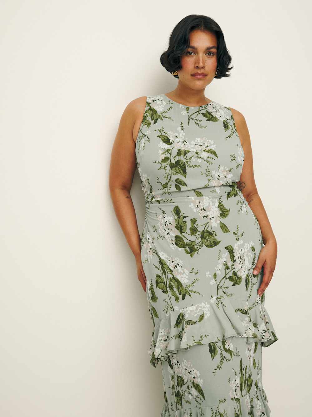 Magnus Dress Es - Tea Garden