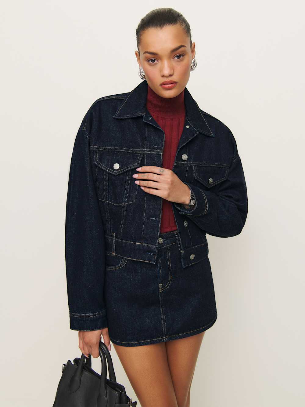 Jori Cropped Denim Jacket - Ondine
