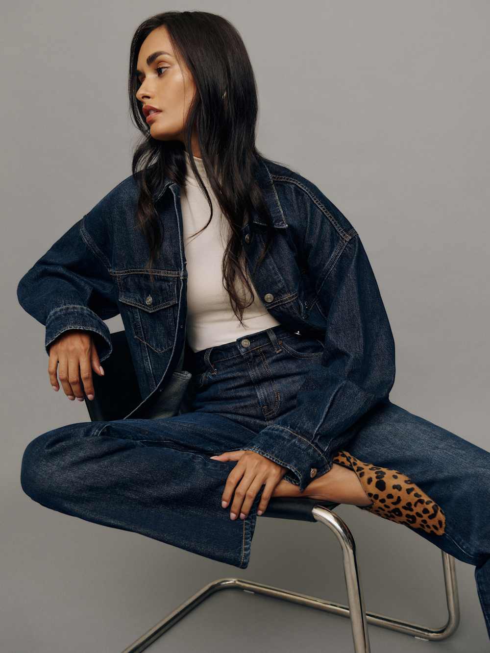 Brooks Oversized Denim Jacket - Mille
