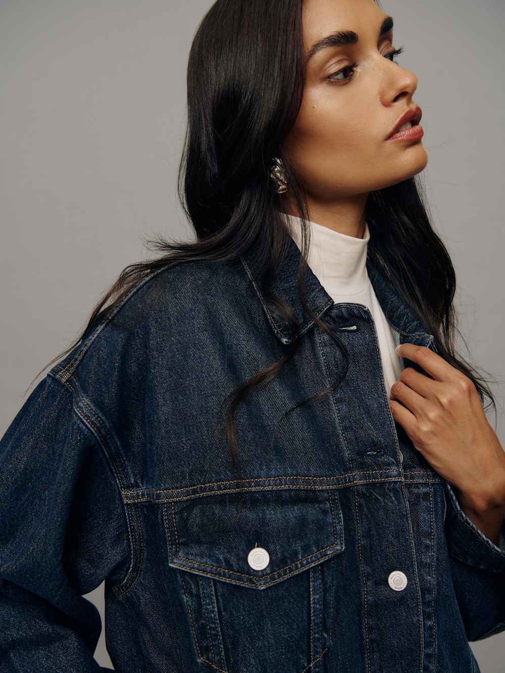 Brooks Oversized Denim Jacket - Mille