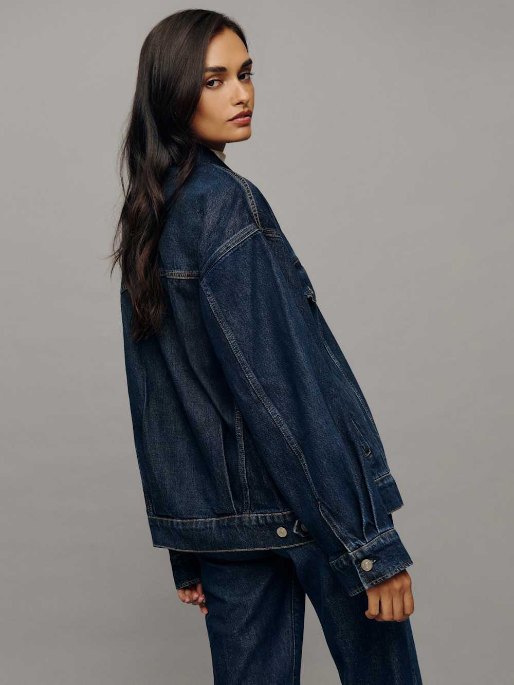 Brooks Oversized Denim Jacket - Mille