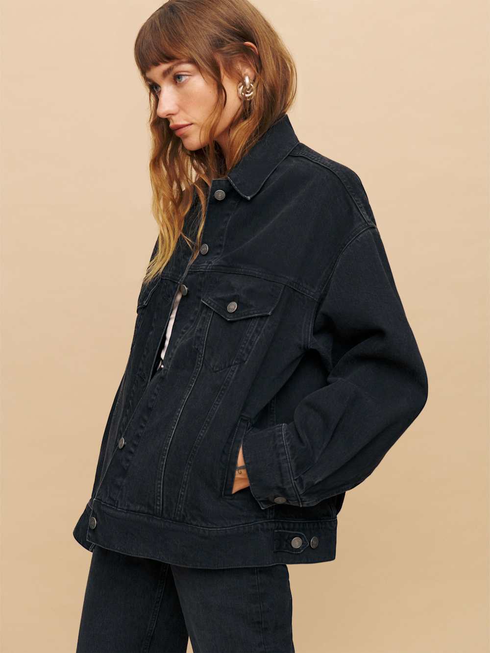 Brooks Oversized Denim Jacket - Turano
