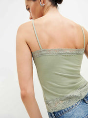 Dalton Knit Tank - Artichoke