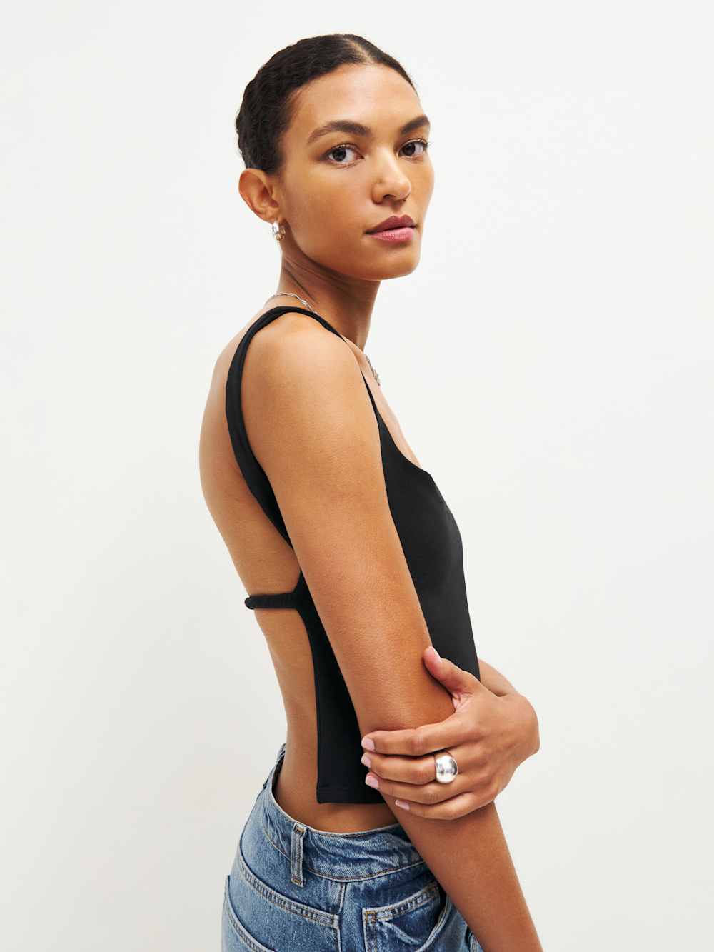 Cairo Knit Top - Black