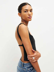 Cairo Knit Top - Black