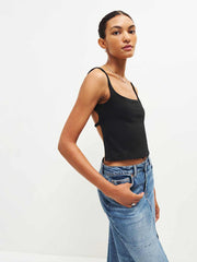 Cairo Knit Top - Black