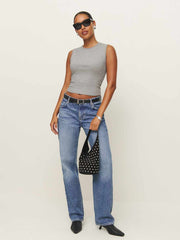 Ryland Tank - Heather Grey