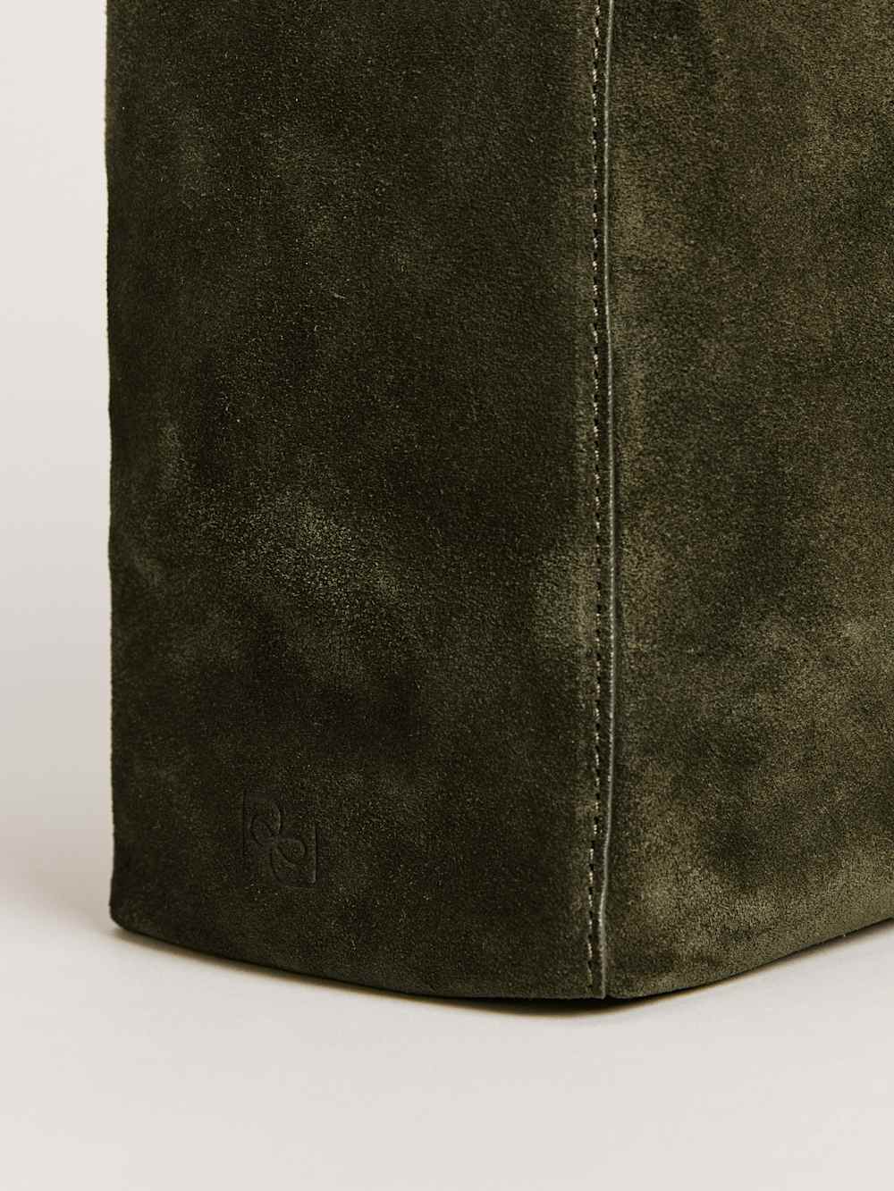 Medium Vittoria Tote Bag - Leccio Suede