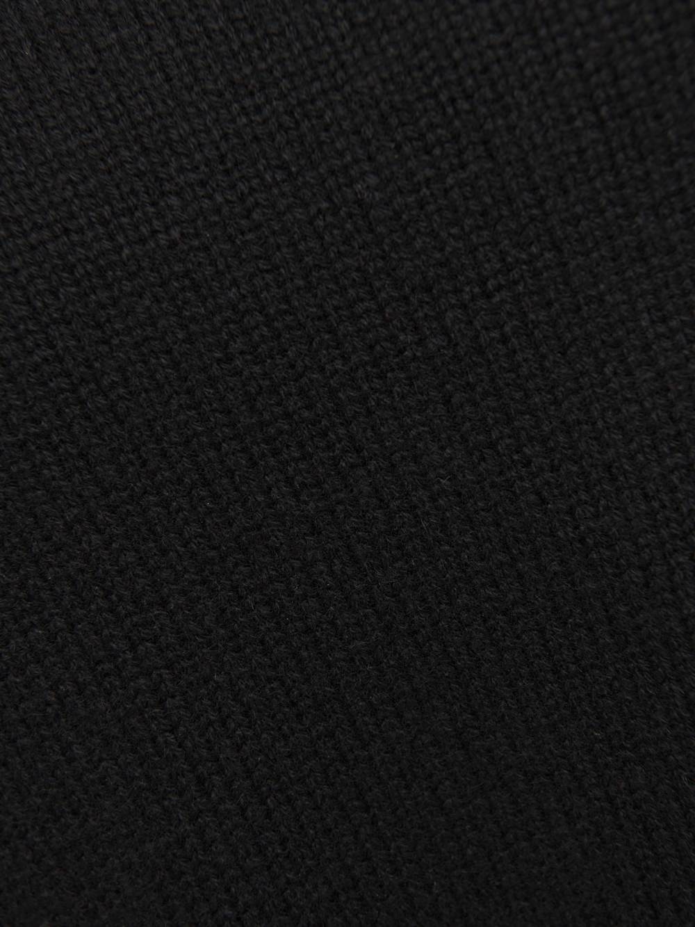 Dana Cashmere Crew Sweater - Black