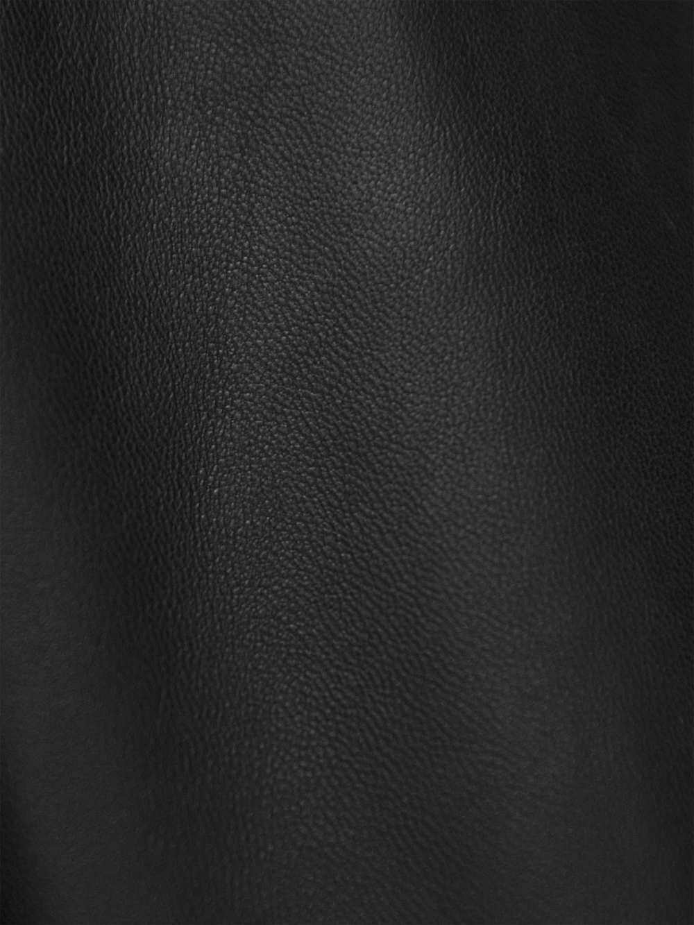 Veda Dalia Relaxed Leather Blazer - Black