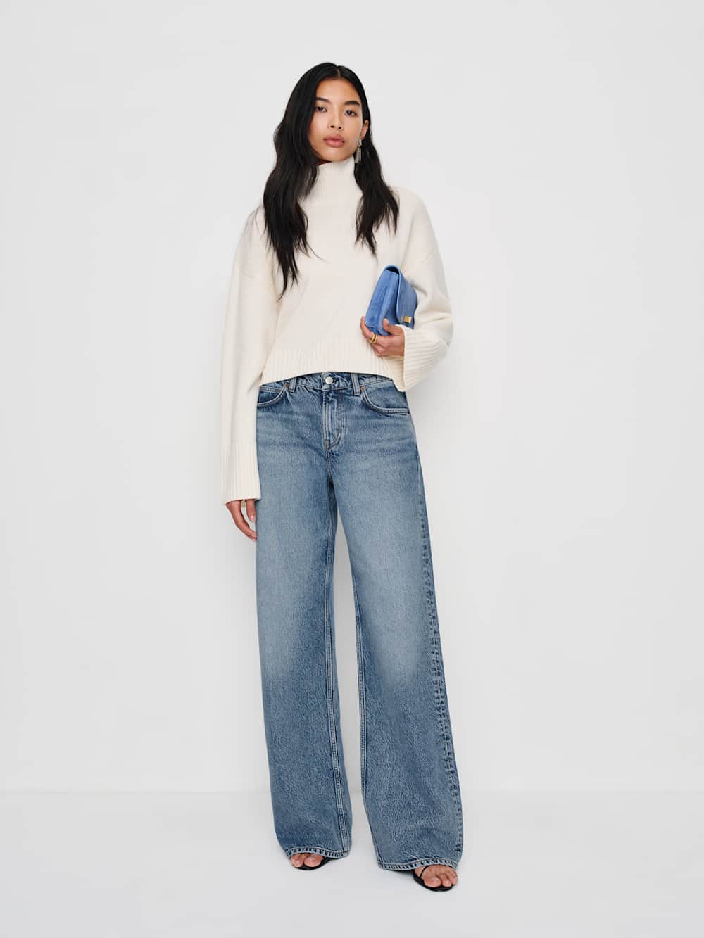 Cary Low Rise Slouchy Wide Leg Jeans - Colorado