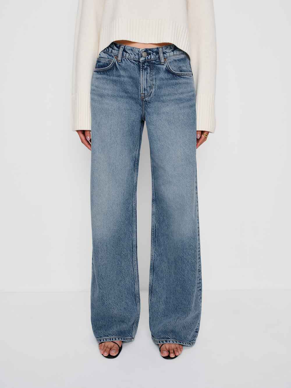 Cary Low Rise Slouchy Wide Leg Jeans - Colorado