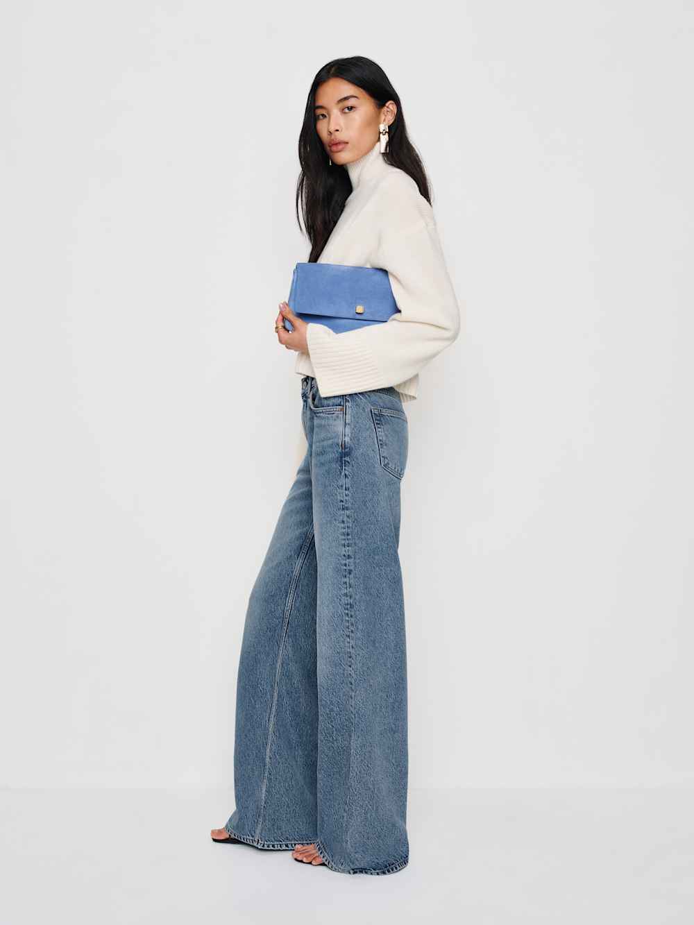Cary Low Rise Slouchy Wide Leg Jeans - Colorado