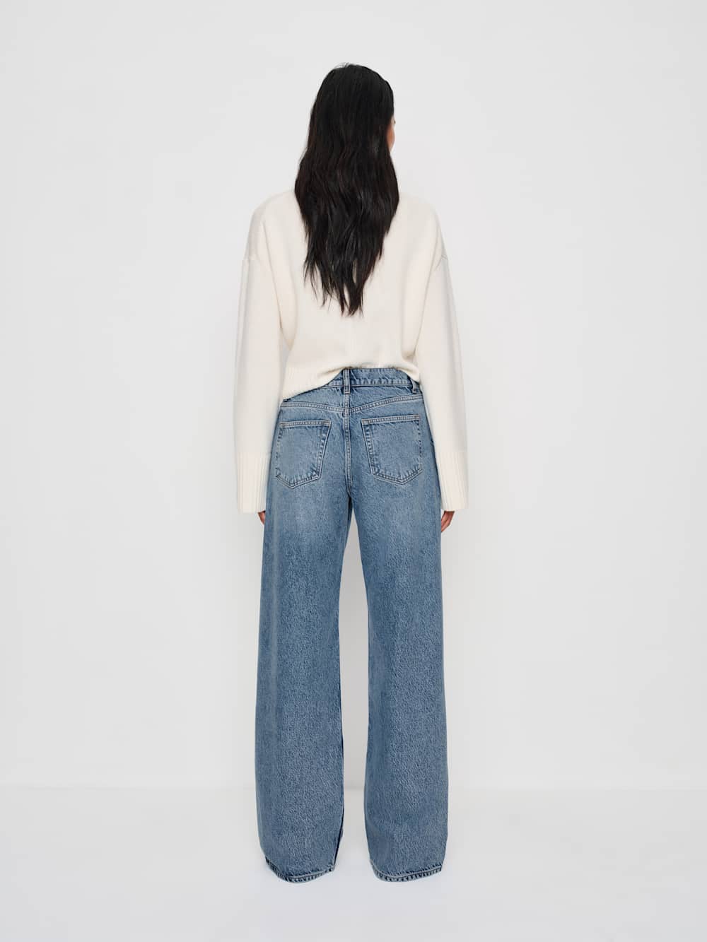 Cary Low Rise Slouchy Wide Leg Jeans - Colorado