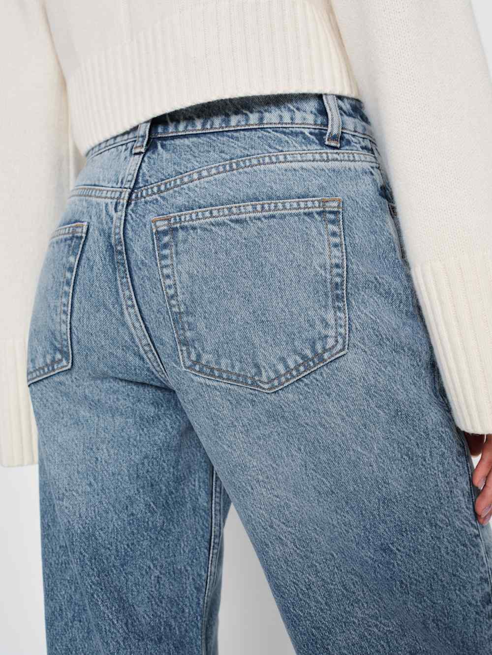 Cary Low Rise Slouchy Wide Leg Jeans - Colorado