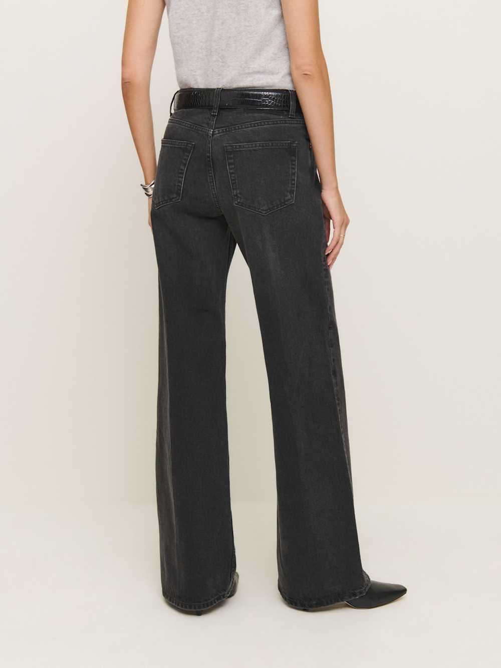 Cary Low Rise Slouchy Wide Leg Jeans - Summit