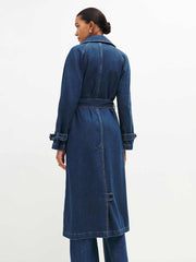 Hayes Denim Trench Coat - Estes