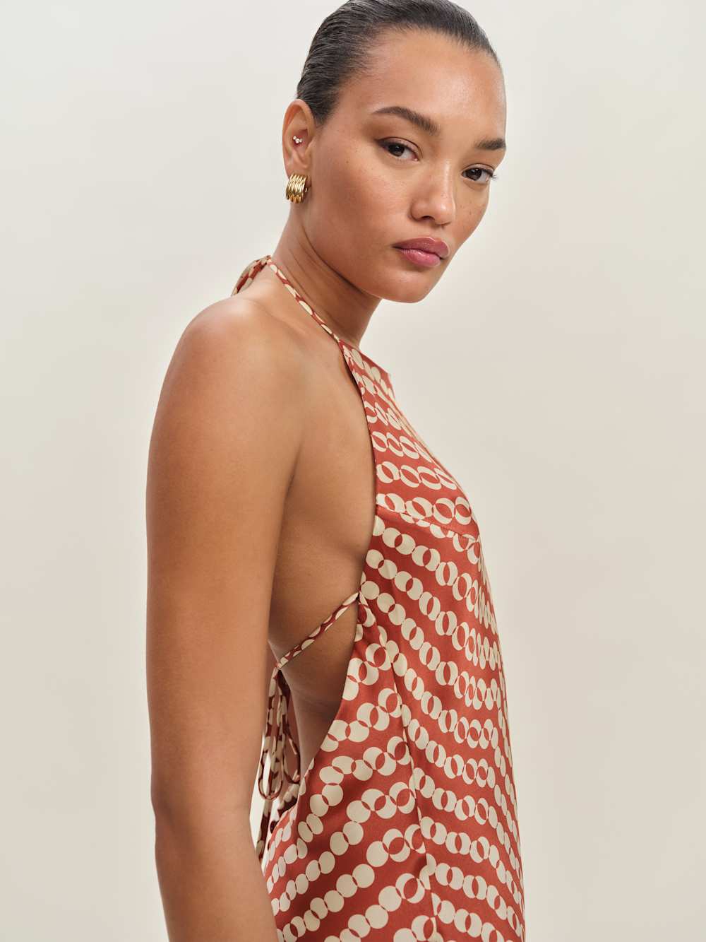 Jennis Silk Dress - Mambo