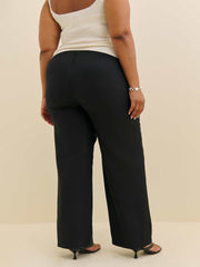 Olina Linen Pant Es - Black