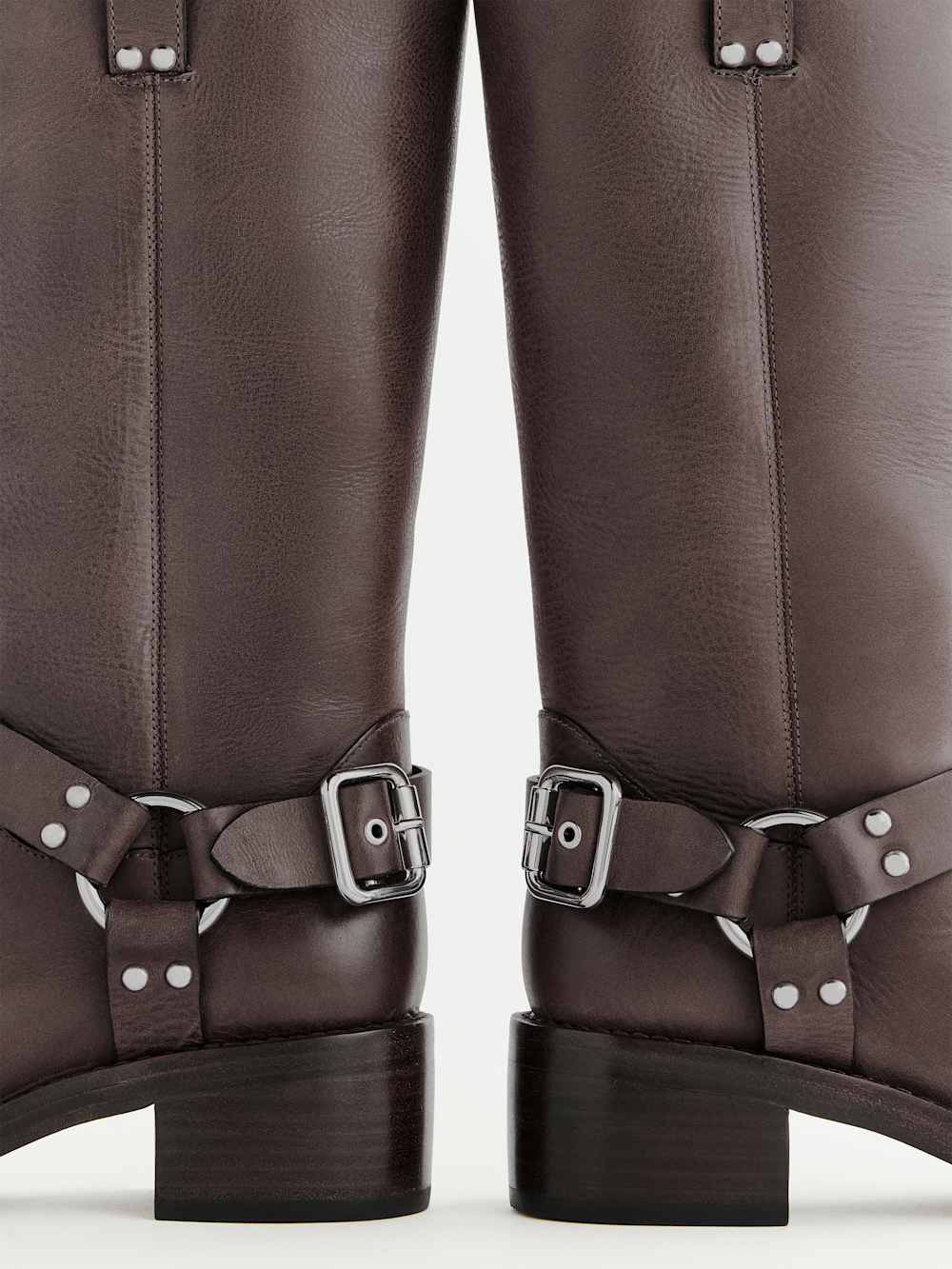 Francesca Moto Boot - Distressed Brown