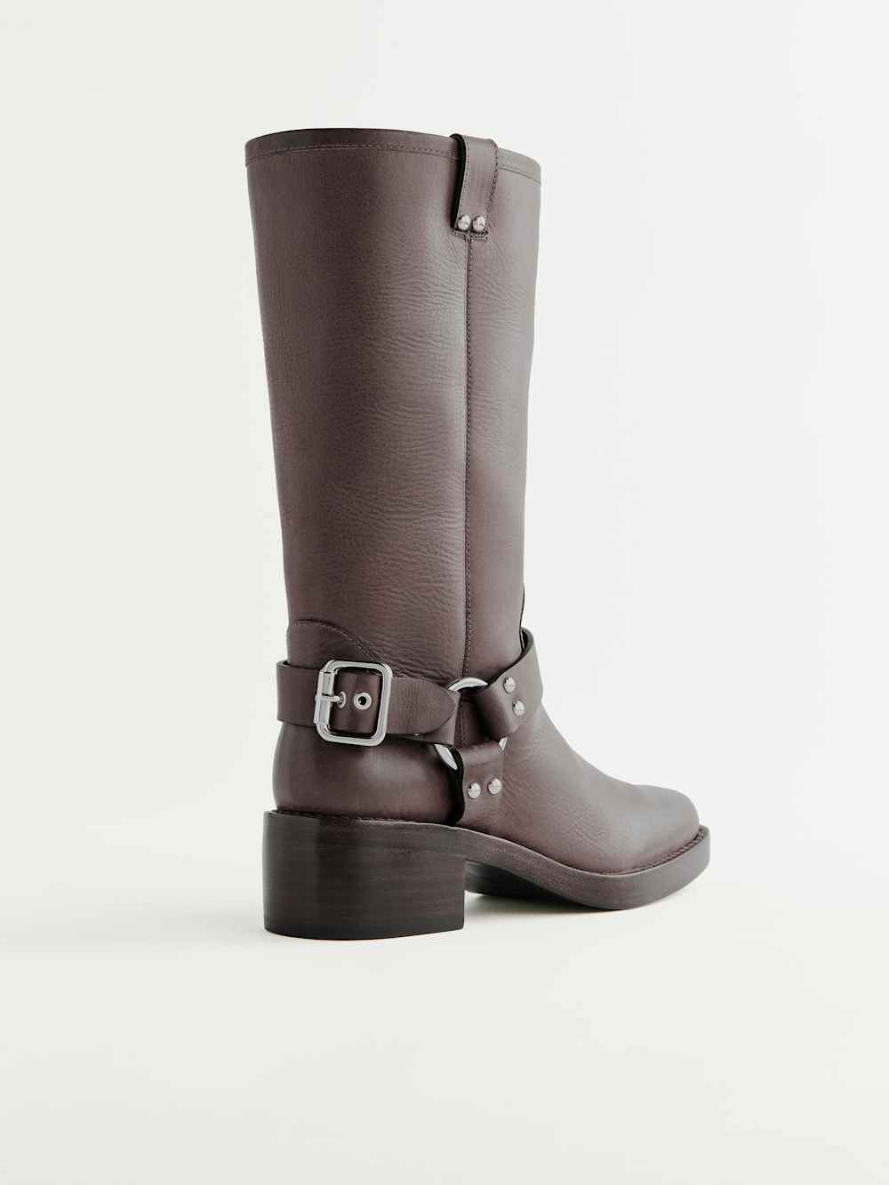 Francesca Moto Boot - Distressed Brown
