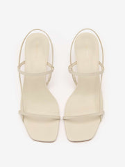 Serenity Bare Sandal - Almond Leather