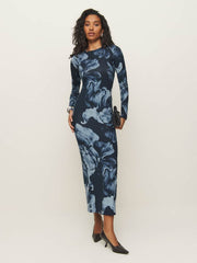 Tommie Knit Dress - Midnight Rose