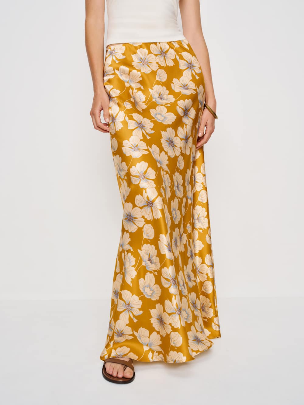 Bella Silk Skirt - Mango