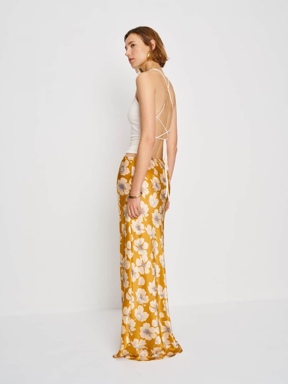 Bella Silk Skirt - Mango