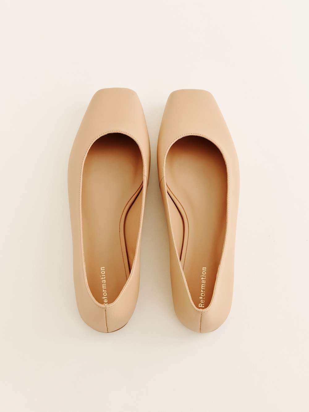 Mikayla Ballet Flat - Porcini Leather
