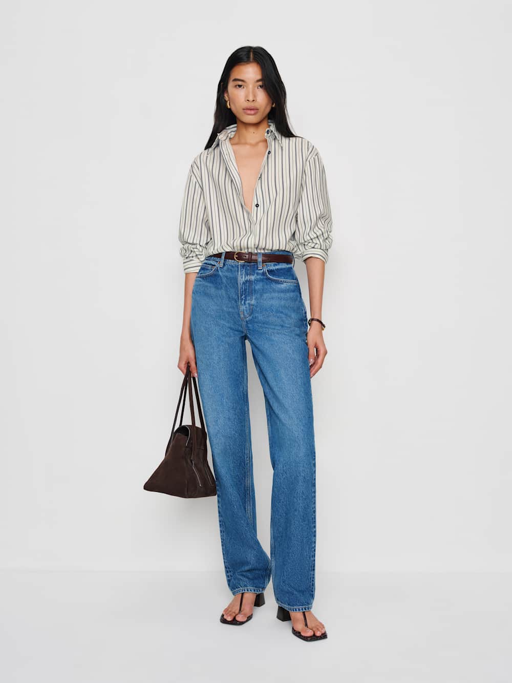 Andy Oversized Shirt - Summer Day Stripe