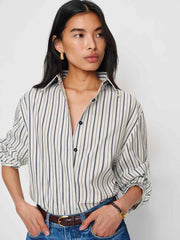 Andy Oversized Shirt - Summer Day Stripe