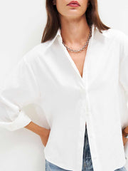 Andy Oversized Shirt - White