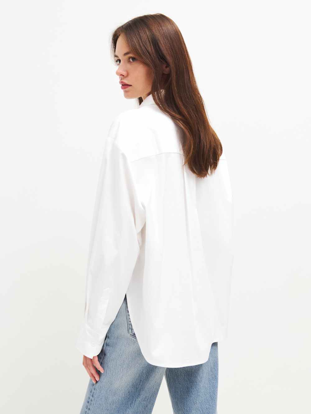 Andy Oversized Shirt - White