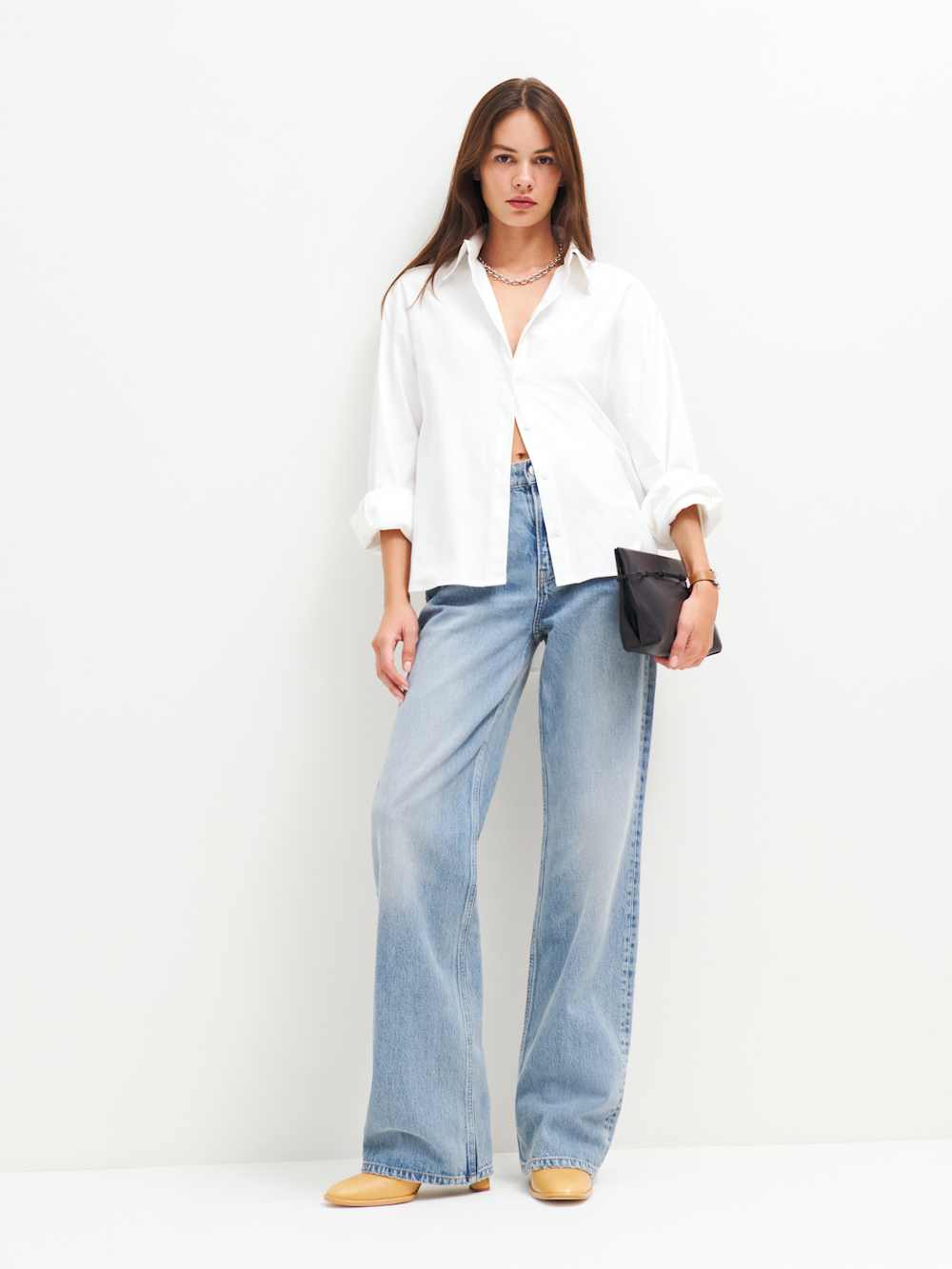 Andy Oversized Shirt - White