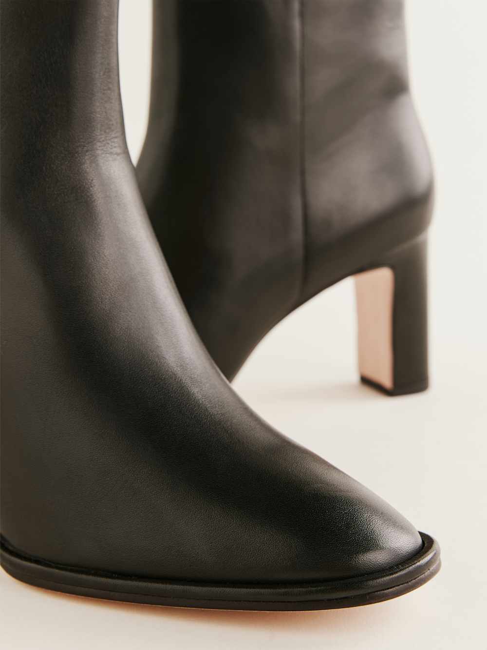Gillian Ankle Boot - Black Leather