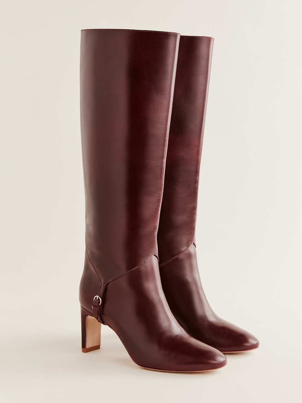 Gaelle Knee Boot - Ruby