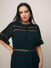 Woodson Dress Es - Black