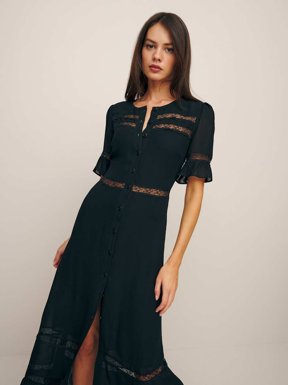 Petites Woodson Dress - Black